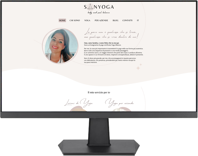 Immagine sito web Sanyoga.it